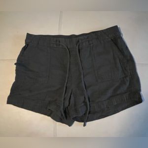 Old Navy linen shorts dark gray (almost black) sz L